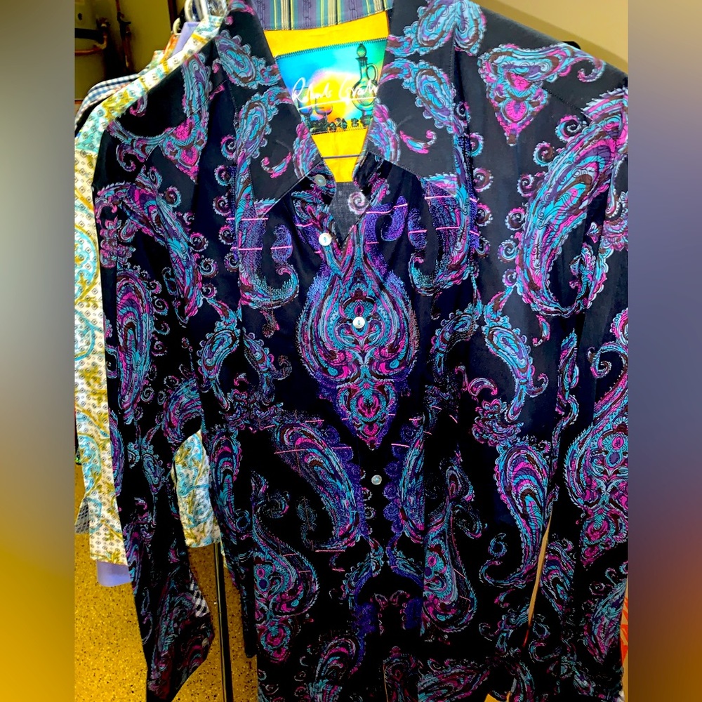 Robert Graham men’s long sleeve shirt XL